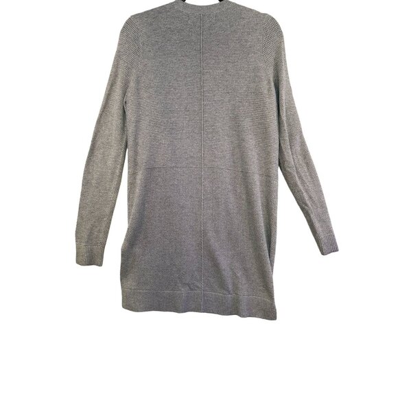 Abercrombie & Fitch Womens Tunic Open-Front Cardigan Sweater S Gray - Picture 9 of 11